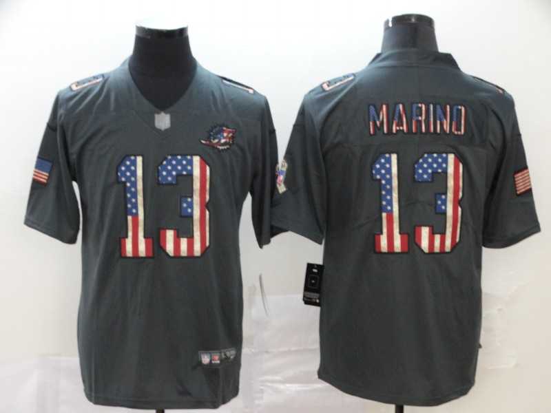 Nike Dolphins 13 Dan Marino 2019 Salute To Service USA Flag Fashion Limited Jersey,We sell and wholesale Nike Dolphins 13 Dan Marino 2019 Salute To Service USA Flag Fashion Limited Jersey on line form chian!